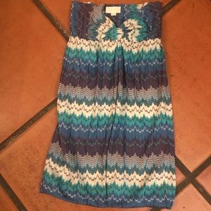 Alexis Used Strapless Missoni Print Dress Size S